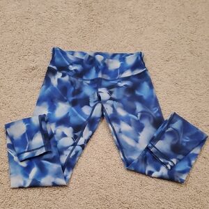 lululemon athletica  Blue Patterned Leggings